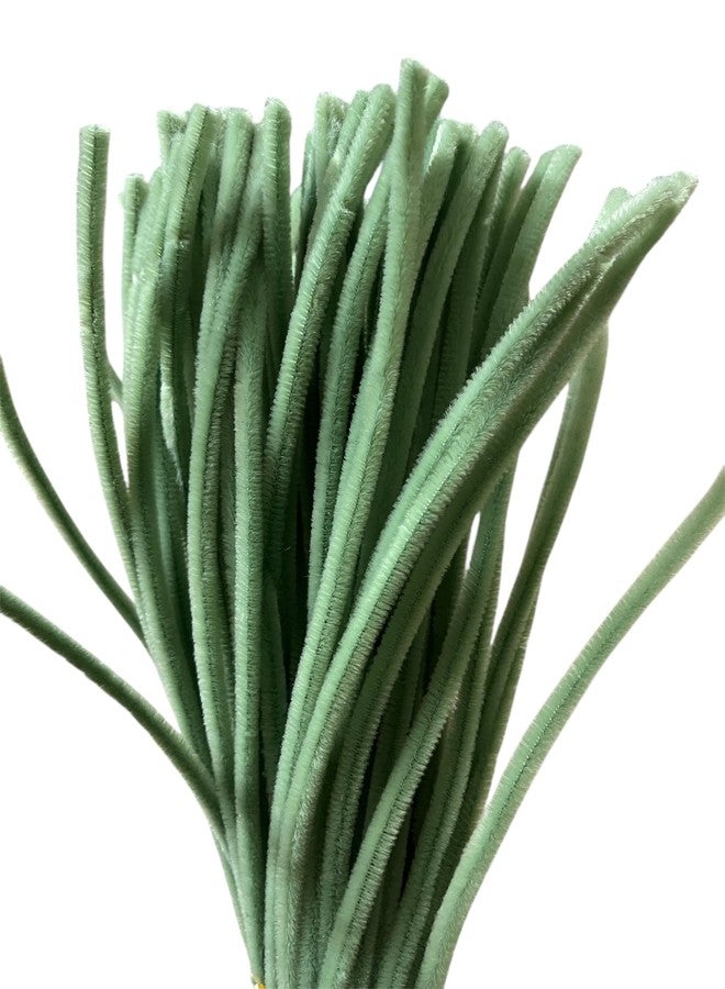 Velme Craft 100Pc Pipe Cleaners Craft Set | Chenille Stem Fuzzy Sticks DIY Craft Supplies for Art Projects Activities, Decorations, Flower Making, Modeling & Sculpting (Pista Green) - Image 5